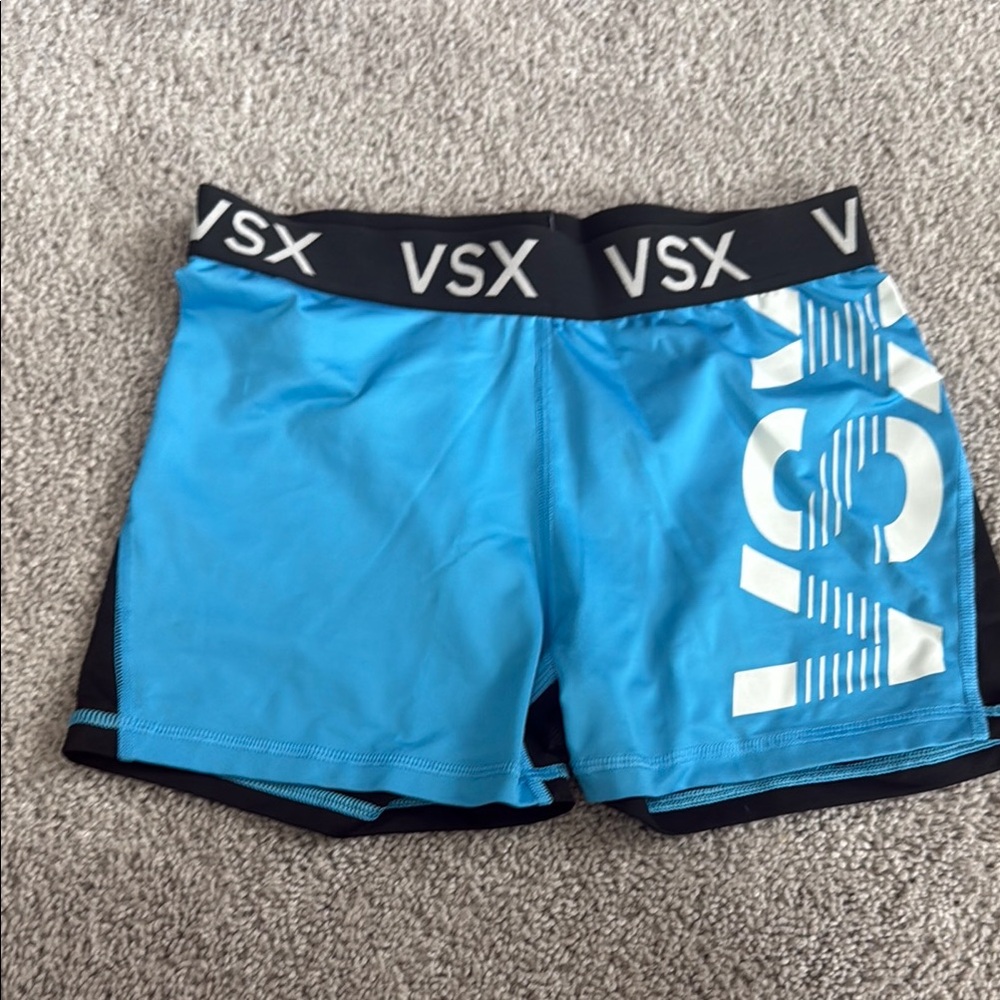 VSX Aqua and Black Performance Shorts